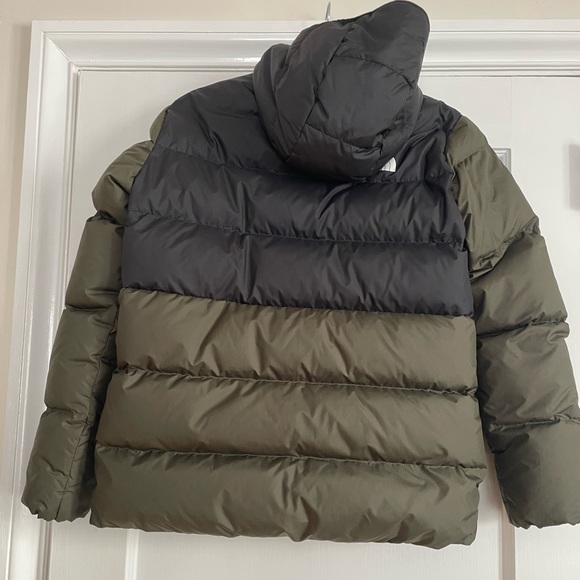 The North Face Boys' North Down Fleece-Lined Parka, New Taupe Green, X-Large - Picture 3 of 7